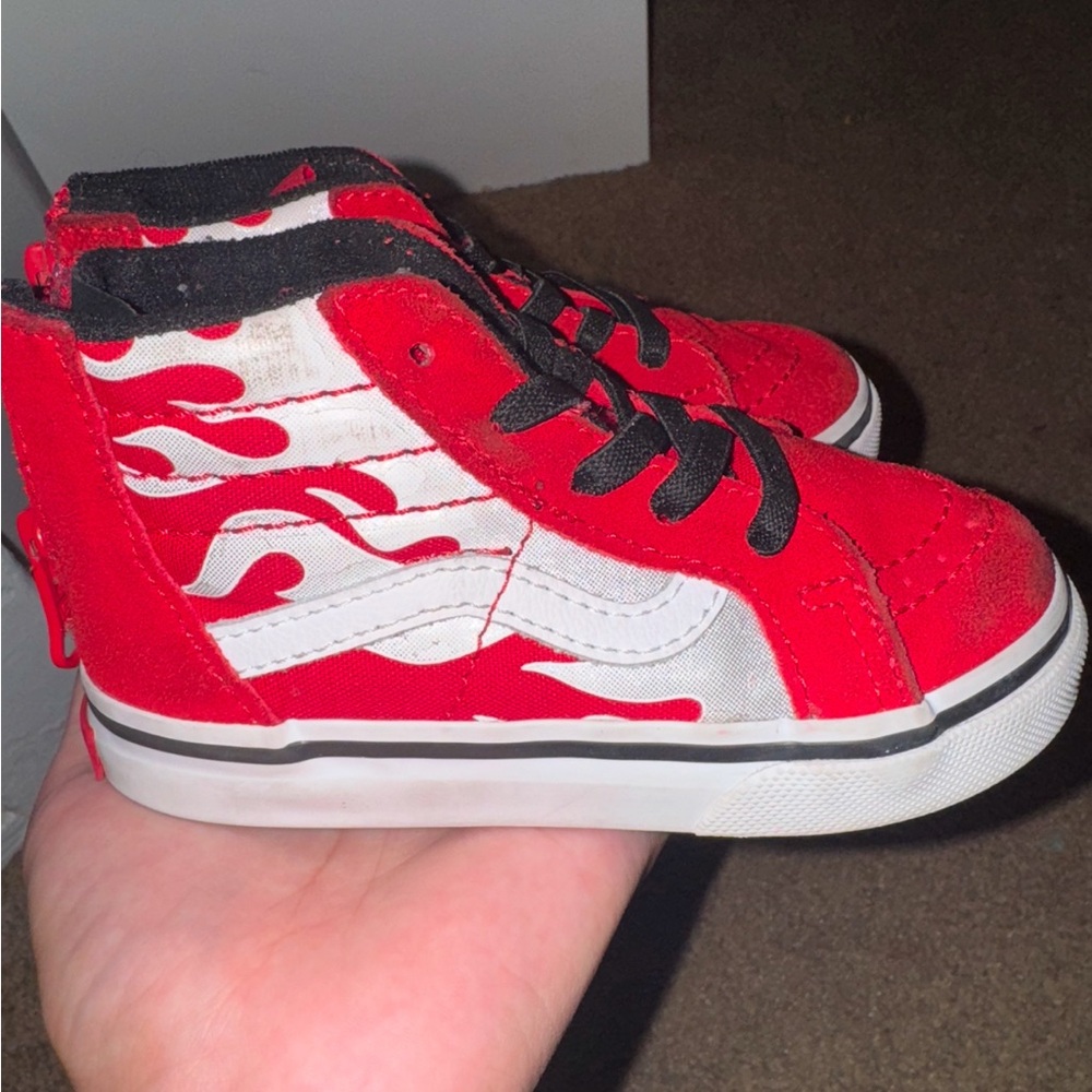 Vans Ferocious Flame SK8-Hi Zip TODDLER